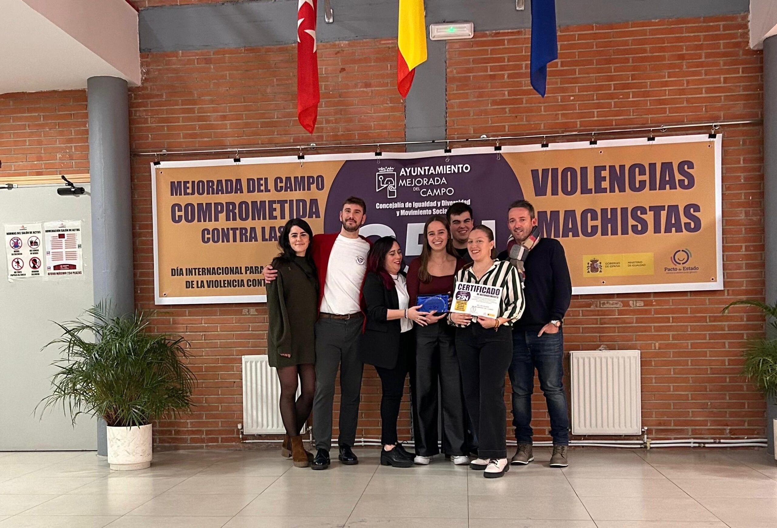 Reconocimiento de la labor del Instituto en la eliminación por la violencia de género