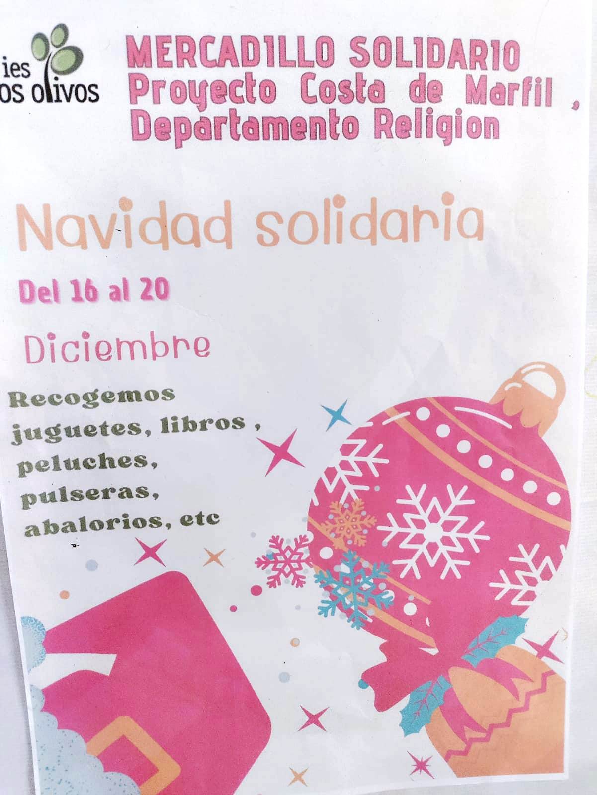 ¿QUIERES COLABORAR CON EL MERCADILLO SOLIDARIO?