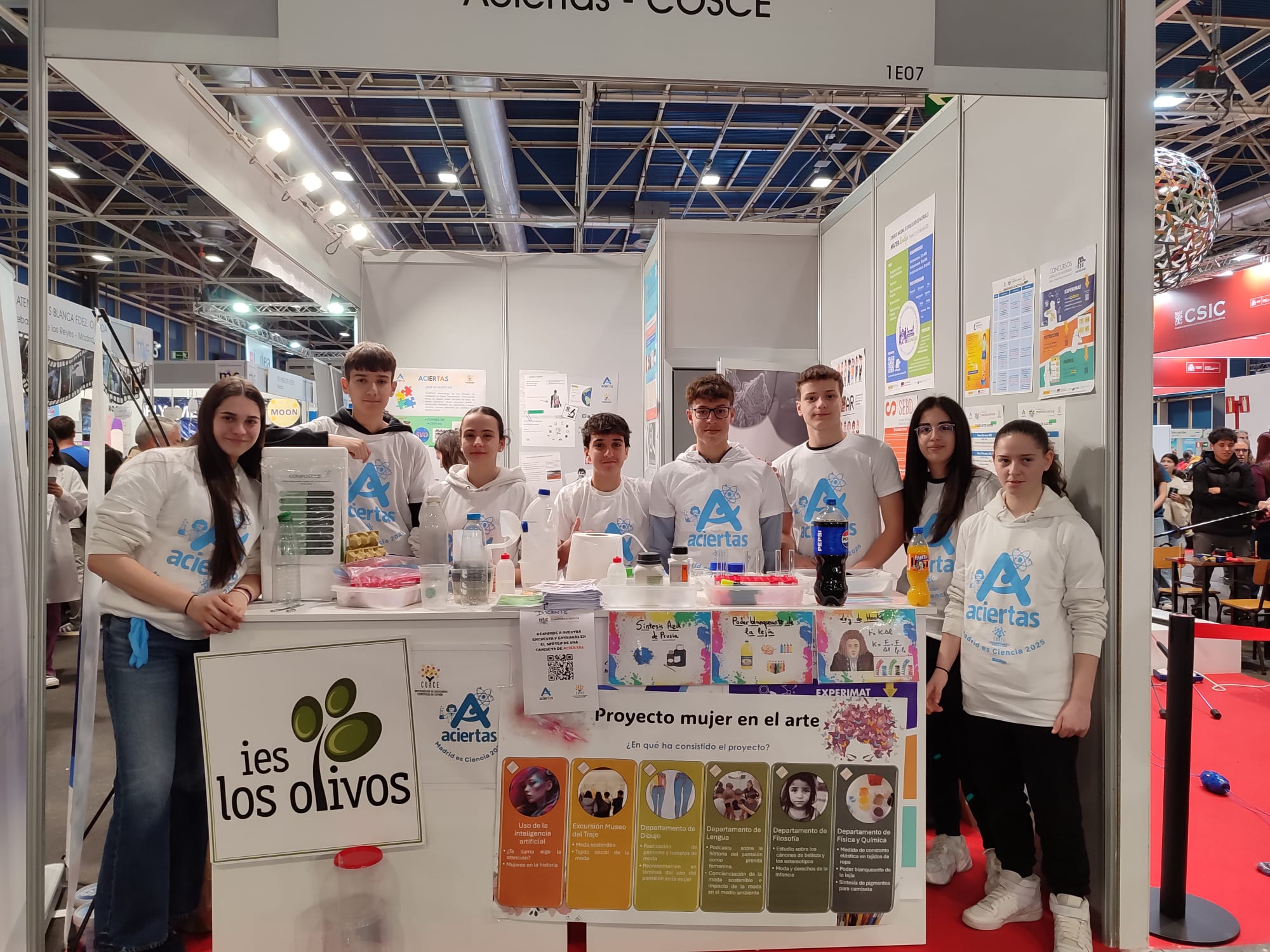 El IES LOS OLIVOS en la XIV edición de la feria Madrid es Ciencia